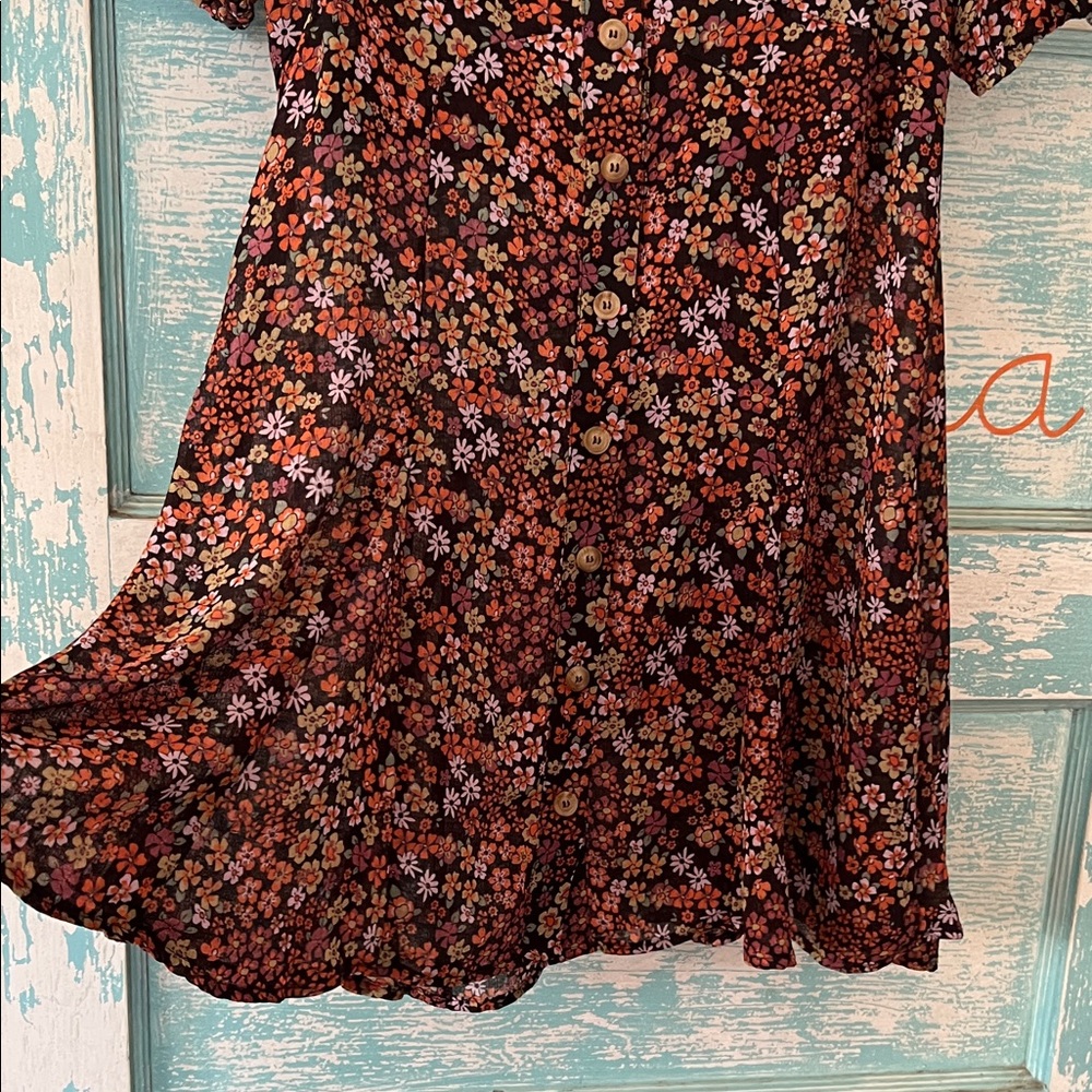 Free People dress Bonnie Dusk Combo button up Small EUC no flaws cottagecore - Picture 9 of 13